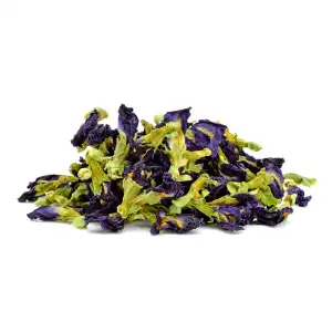 Blue Pea | Butterfly Pea Flowers | Fresh Loose Herbal Tea | Blue Pea Flowers | Herbal Tisane | Clitoria Ternatea